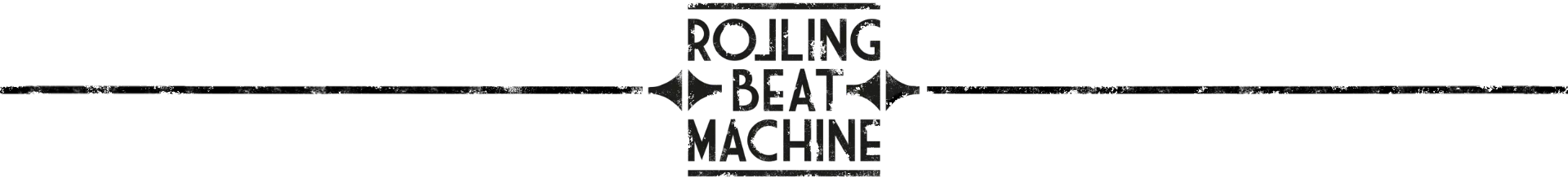 Rolling beat machine logo newspaper lange lijn